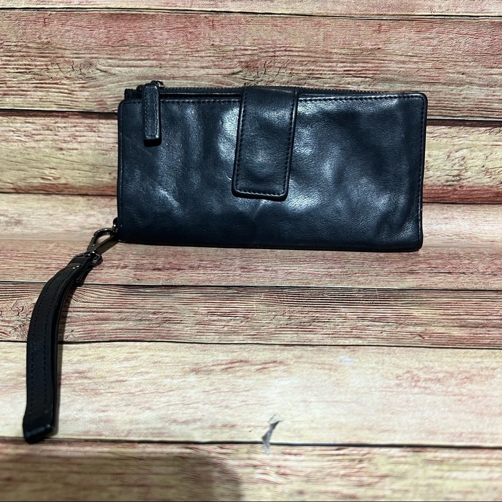 Rachel Roy Black Leather Wallet